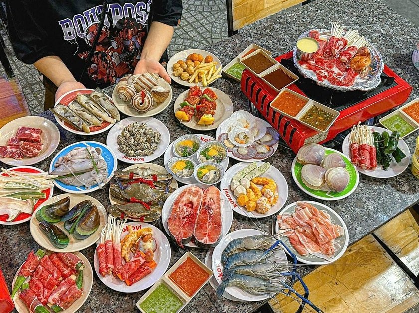 seafood buffet in Da Nang