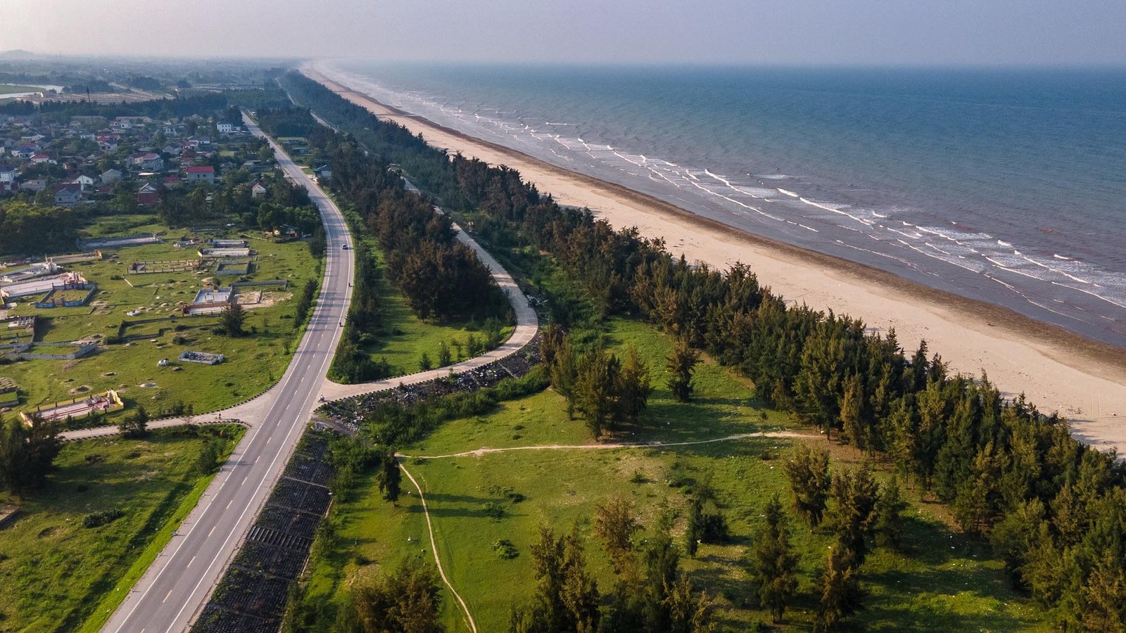 Thien Cam Beach is one of the most beautiful beaches in Central Vietnam