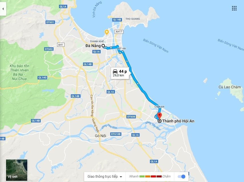 Da Nang to Hoi An